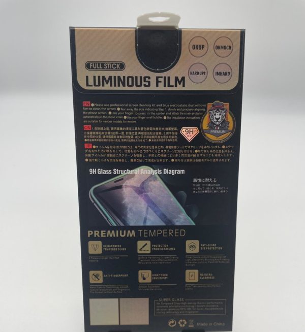 Luminous Tempered Glass Screen Protective Film For iPhone