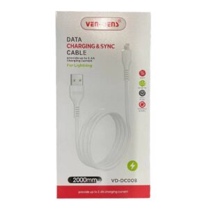 2 Meter Fast Charging Lightning Cable for iPhone & iPads – Ven Dens