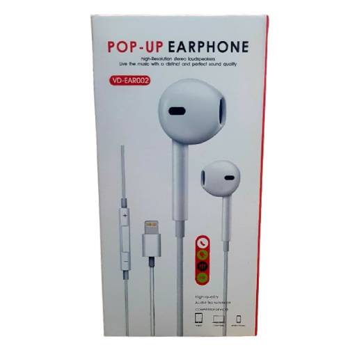 Headphones/Earphone With Mic Pop-UP for iPhone
