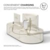 3 in 1 Charging Stand for iPhone, AirPods & Apple Watch - Beige