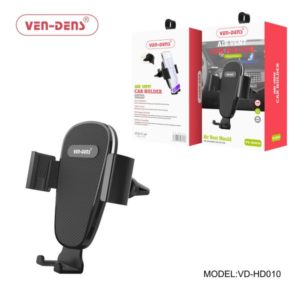 Air Vent Car Holder Model: VD-HD010 Air Vent Mould Fully Adjustable with 360 Degree Rotation For Optimal Viewing Sleek and Convenient to use Compatible with a wide range of devices Anti-Slip