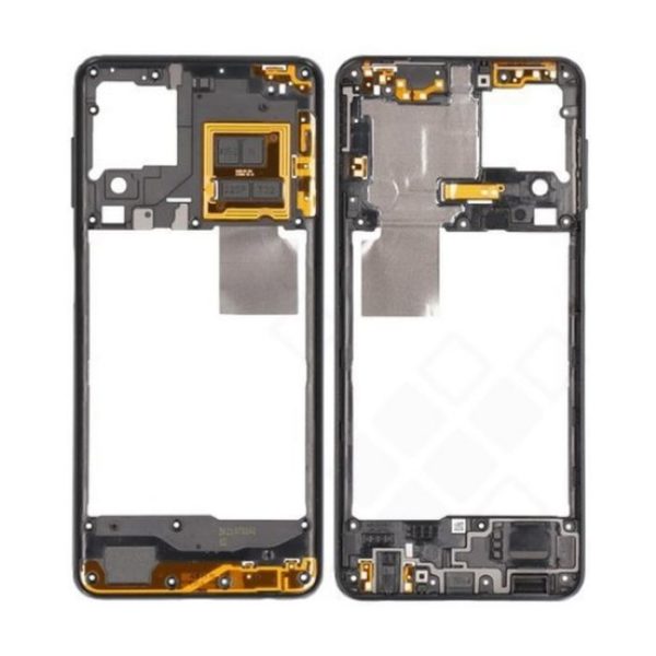 Genuine Samsung SM-A225 Galaxy A22 4G Middle Cover Chassis Black - GH98-46652A