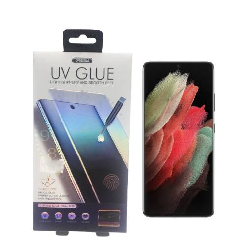 Samsung Galaxy S21 Ultra UV Glue Clear Tempered Glass