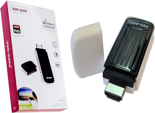 VEN-DENS Wireless WIFI HDMI Display Adapter,4K HDR HDMI Screen Mirroring Display