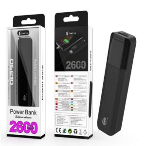 Power Bank Sorlax 2600mAh - Black
