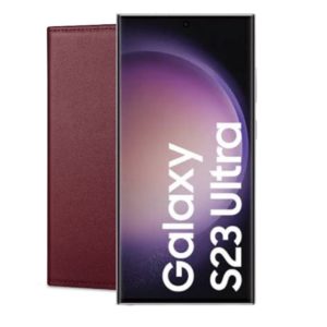 Samsung Galaxy S23 Ultra Wallet Flip Case - Red