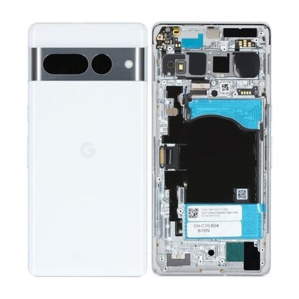Genuine Google Pixel 7 Pro Battery Back Cover Snow / White – G949-00297-01