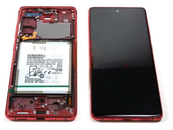 Genuine Samsung Galaxy S20 FE SM-G780 LCD Screen & Battery Cloud Red - GH82-24479E