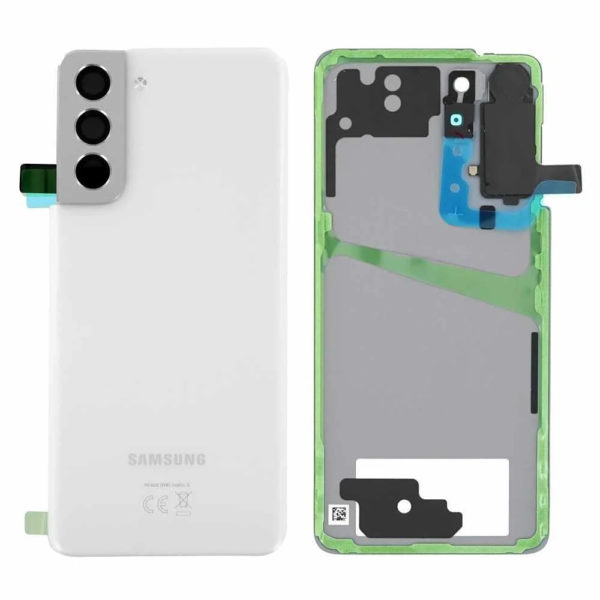 Genuine Samsung Galaxy S21 5G SM-G991 Battery Back Cover Phantom White (UKCA) - GH82-27262C