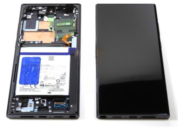 Genuine Samsung Galaxy S23 Ultra S918B LCD Screen & Battery Black - GH82-30467A