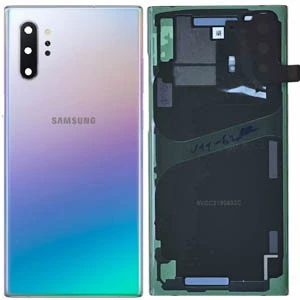 Genuine Samsung Galaxy Note 10 Plus SM-N975 Battery Back Cover Aura Glow / Silver - GH82-20588C