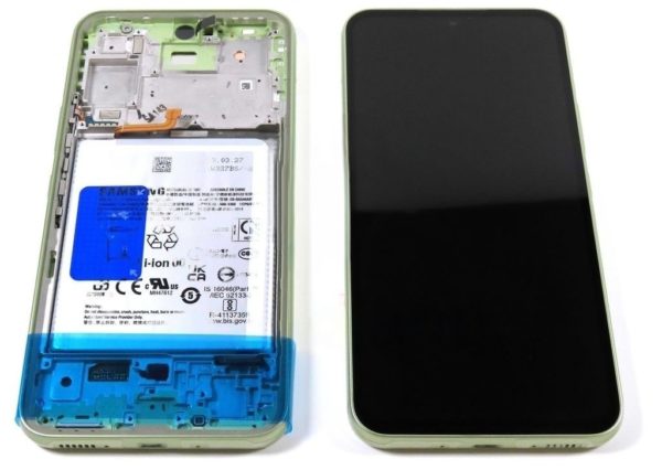 Genuine Samsung Galaxy A54 5G SM-A546 LCD Screen With Battery Lime - GH82-31233C