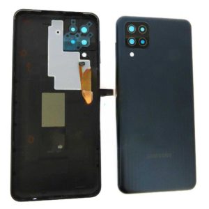 Genuine Samsung Galaxy M12 SM-M127 Battery Back Cover Black - GH82-25046A
