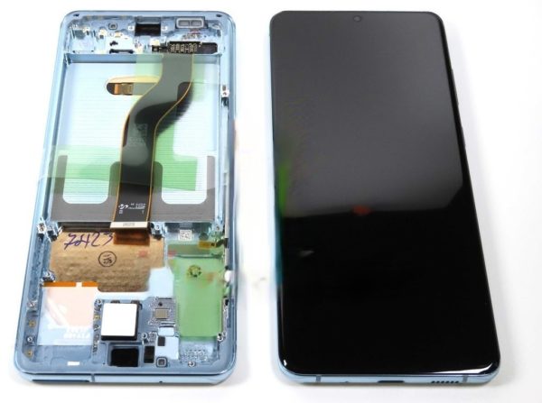 Genuine Samsung Galaxy S20 Plus SM-G986 LCD Screen Cloud Blue (No Camera) - GH82-31441D