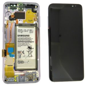 Genuine Samsung Galaxy S8 SM-G950 LCD Screen With Battery Orchid Grey - GH82-13971C