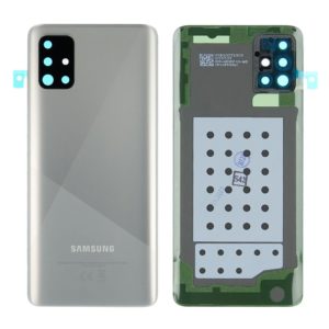 Genuine Samsung Galaxy A51 5G SM-A516 Battery Back Cover Silver - GH82-21653F
