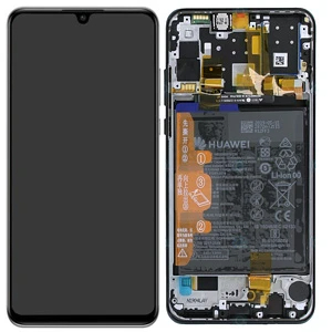 Genuine Huawei P30 Lite LCD Screen (NFC / 32 MP Front Camera Version) With Battery Black - 02352PJM