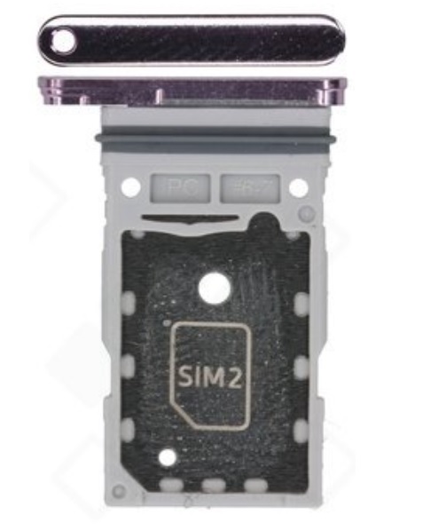 Genuine Samsung Galaxy S23 / S23 Plus SM-S916 SM- S911 Sim Card Tray Lavender - GH98-47996D