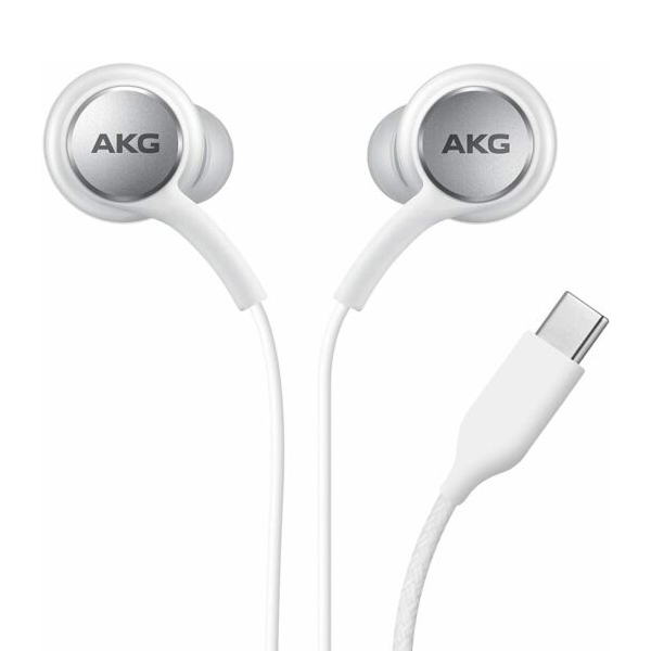 Original AKG Samsung EO-IC100 In-ear Handsfree With USB-C Plug White