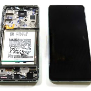 Genuine Samsung Galaxy A52s SM-A528 LCD Screen With Battery Green - GH82-26912E