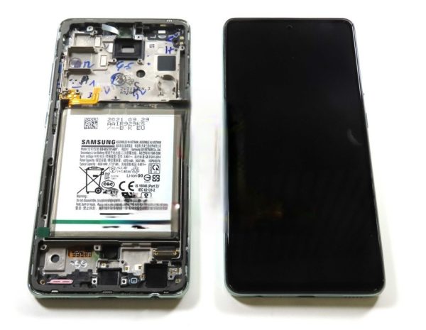 Genuine Samsung Galaxy A52s SM-A528 LCD Screen With Battery Green - GH82-26912E