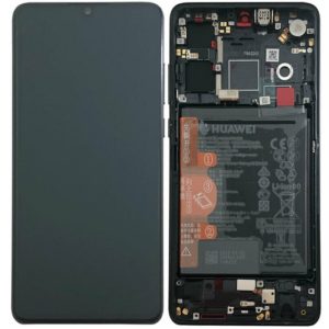 Genuine Huawei P30 LCD Screen With Battery Black (Old Version) - 02352NLL