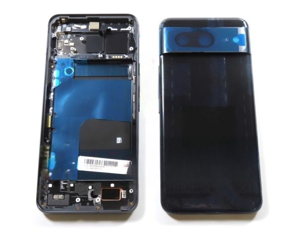 Genuine Google Pixel 8 GKWS6 Battery Back Cover Black / Obsidian - G949-00563-01