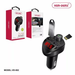 Dual Port Fast Charger With Wireless FM Transmitter