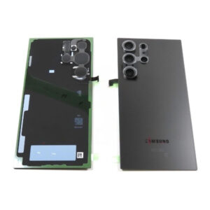 Genuine Samsung Galaxy S24 Ultra SM-S928 Battery Back Cover Titanium Black - GH82-33349B