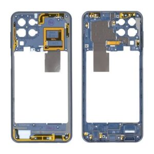Genuine Samsung Galaxy M33 5G SM-M336 Middle Cover / Chassis Blue – GH98-47410A