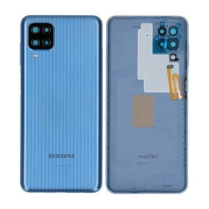Genuine Samsung Galaxy M12 SM-M127 Battery Back Cover Blue - GH82-25046C