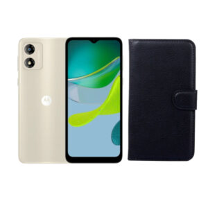 Wallet Flip Case For Motorola Moto E13 - Black