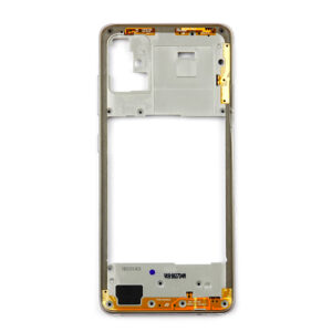 Genuine Samsung Galaxy A51 5G SM-A515 Middle Cover / Chassis White / Silver - GH98-46128A