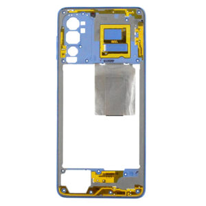 Genuine Samsung Galaxy M52 5G SM-M526 Middle Cover / Chassis Blue – GH98-46916B