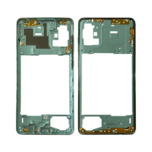 Genuine Samsung Galaxy A71 SM-A715 Middle Cover / Chassis Blue - GH98-44756C